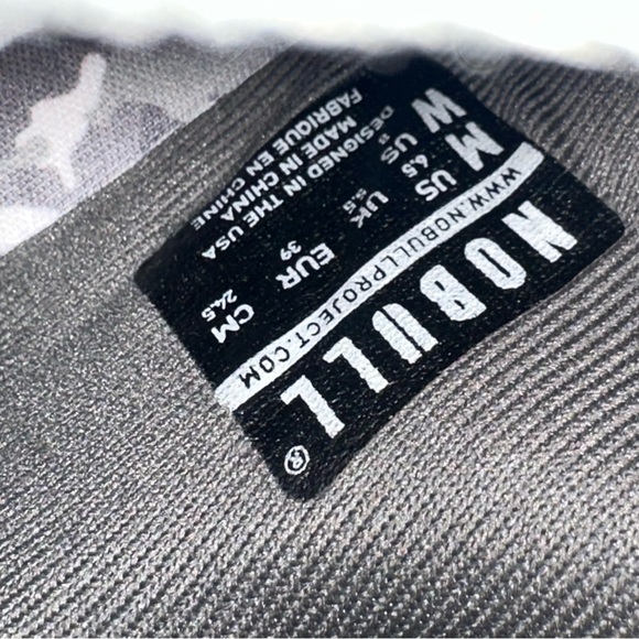 NOBULL Charcoal Sneakers with Camo Sole - Picture 6 of 6